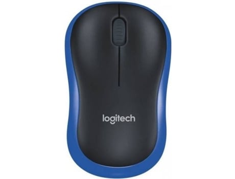 Ratón LOGITECH M185 Azul (Inalámbrico - Azul)