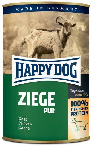 Pienso para Perros HAPPY DOG (12x400 g - Húmedo - Sabor: Cabra)