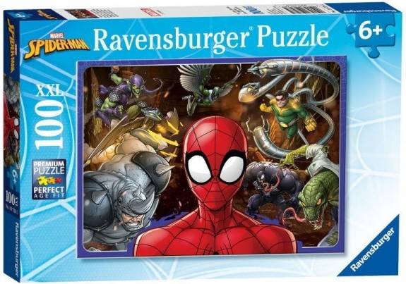 Ravensburgerpuzzle 100 Piezas spiderman 10728 puzzle marvel ravensburguer villanos de edad 6