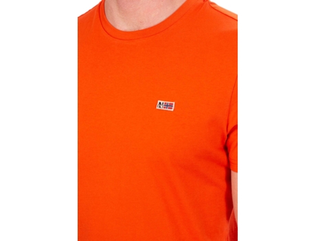 Camiseta de Hombre NAPAPIJRI Naranja (M)