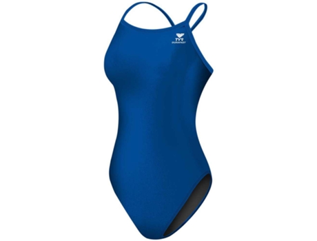 Traje de baño para Mujer TYR Durafast Elite Solid Diamondfit Azul para Natacion (30)