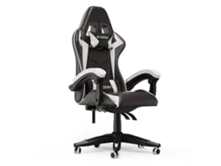 Silla Gaming BIGZZIA Estilo A (Hasta 135KG - Clase 2 - Blanco negro)