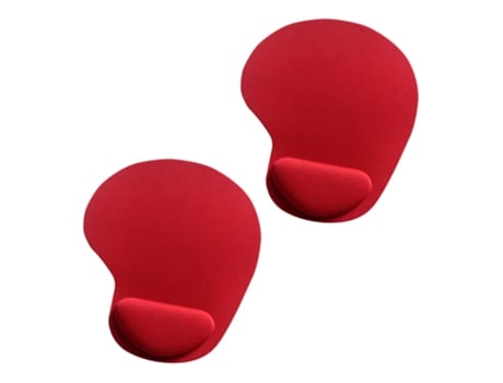 Paquete de 2 almohadillas ergonómicas para mouse con cómodo reposamuñecas