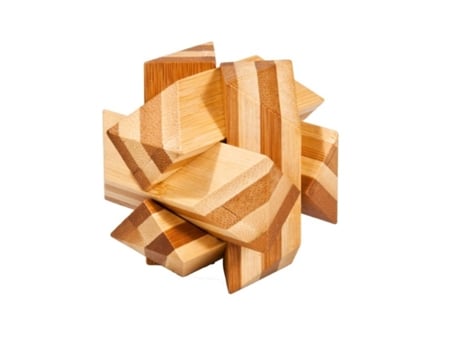 Puzzle FRIDOLIN (Madera - Beige - 9 x 9 x 9 cm)