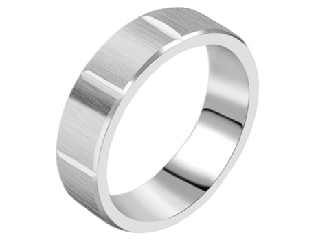 AKZENT Anillo de acero Inoxidable para hombre, San Valentín, compromiso, amistad– Tam.60 – 0151