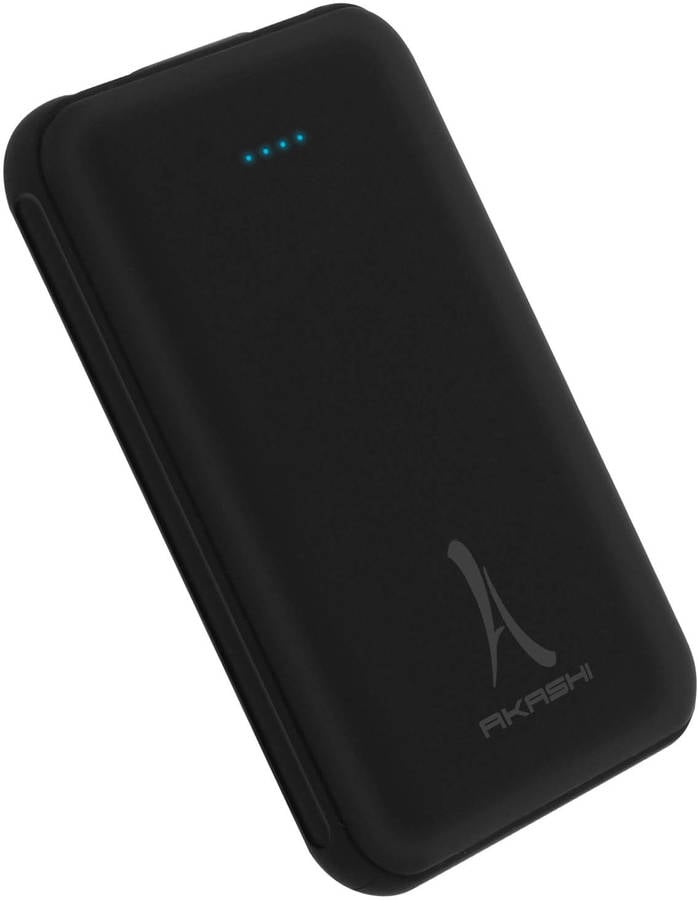 Powerbank AKASHI Carga Rápida 2.1A 1 x USB (5000 mAh - Negro)