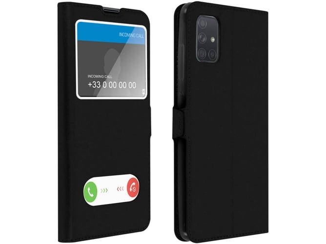 Funda Samsung Galaxy A71 AVIZAR View Negro