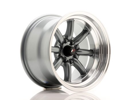 Llanta Japan Racing Jr19 15''X9 Et -13 4X114,3 4X100 Cb 73,1 Gun Metal