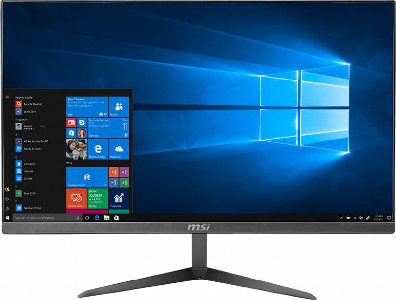 All One Msi pro 24x 10m023eu 23.8 i5 ram 8 gb 512 ssd pcie hd graphics ordenador de sobremesa fhd i510210u sistema operativo windows 10 plata i510210u8gb512gb ssd23.8 605 cm 1920 1080 pixeles 10ma ddr4sdram 5 802.11ac