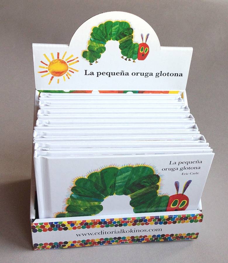 La Pequeña Oruga glotona super mini tapa dura libro de eric carle español