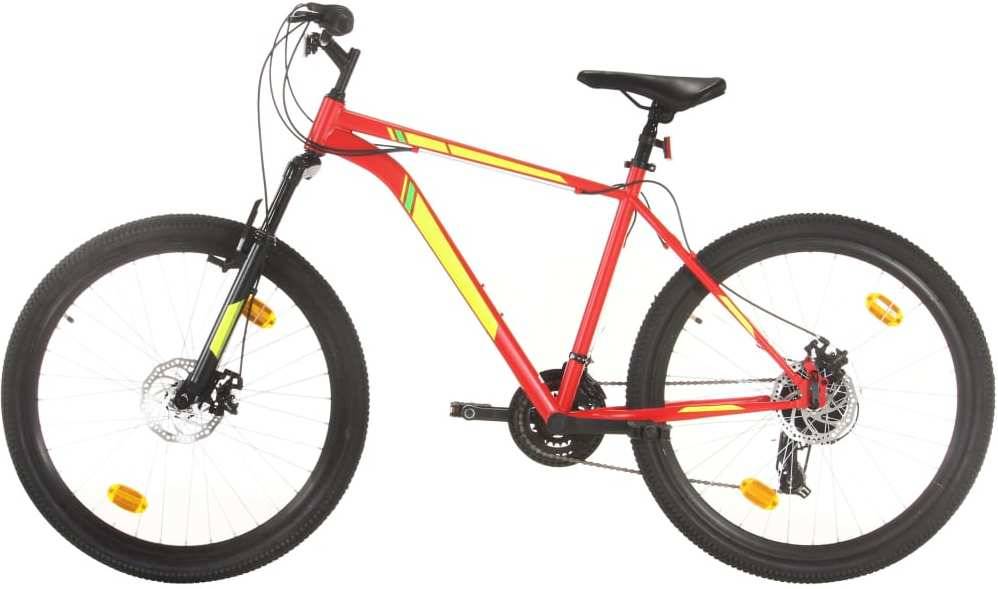 Bicicleta de Montaña VIDAXL Rojo - Velocidades: 21 - 42 cm (27,5'')