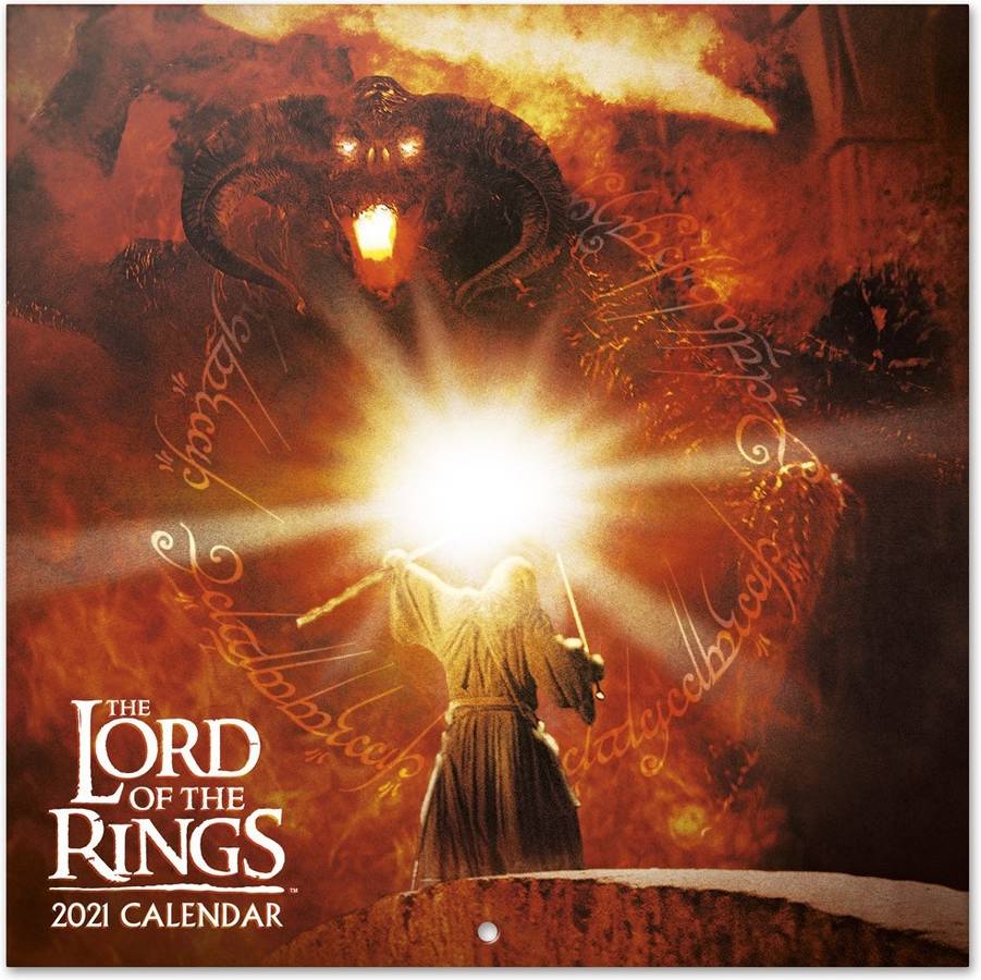 Calendario OFIURIA The Lord Of The Rings (2021 - 30 x 30 cm)