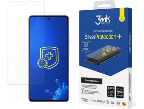 Protector Cristal Templado Samsung Galaxy S10 Lite 3MK Antibacteriano