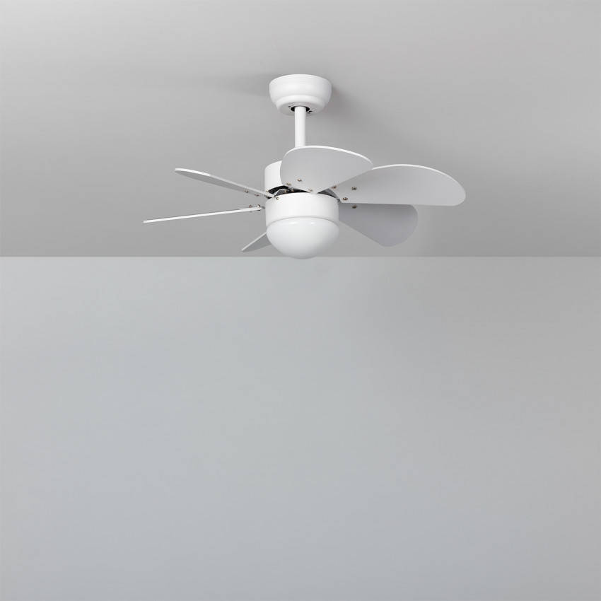 Techbrey Ventilador De orion con led y mando distancia 6 velocidades temporizador silencioso color blanco 81cm motor dc 74872151934 65 w 810 220240v