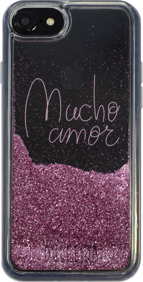 Carcasa iPhone 6, 6s, 7, 8 DULCEIDA Glitter Transparente