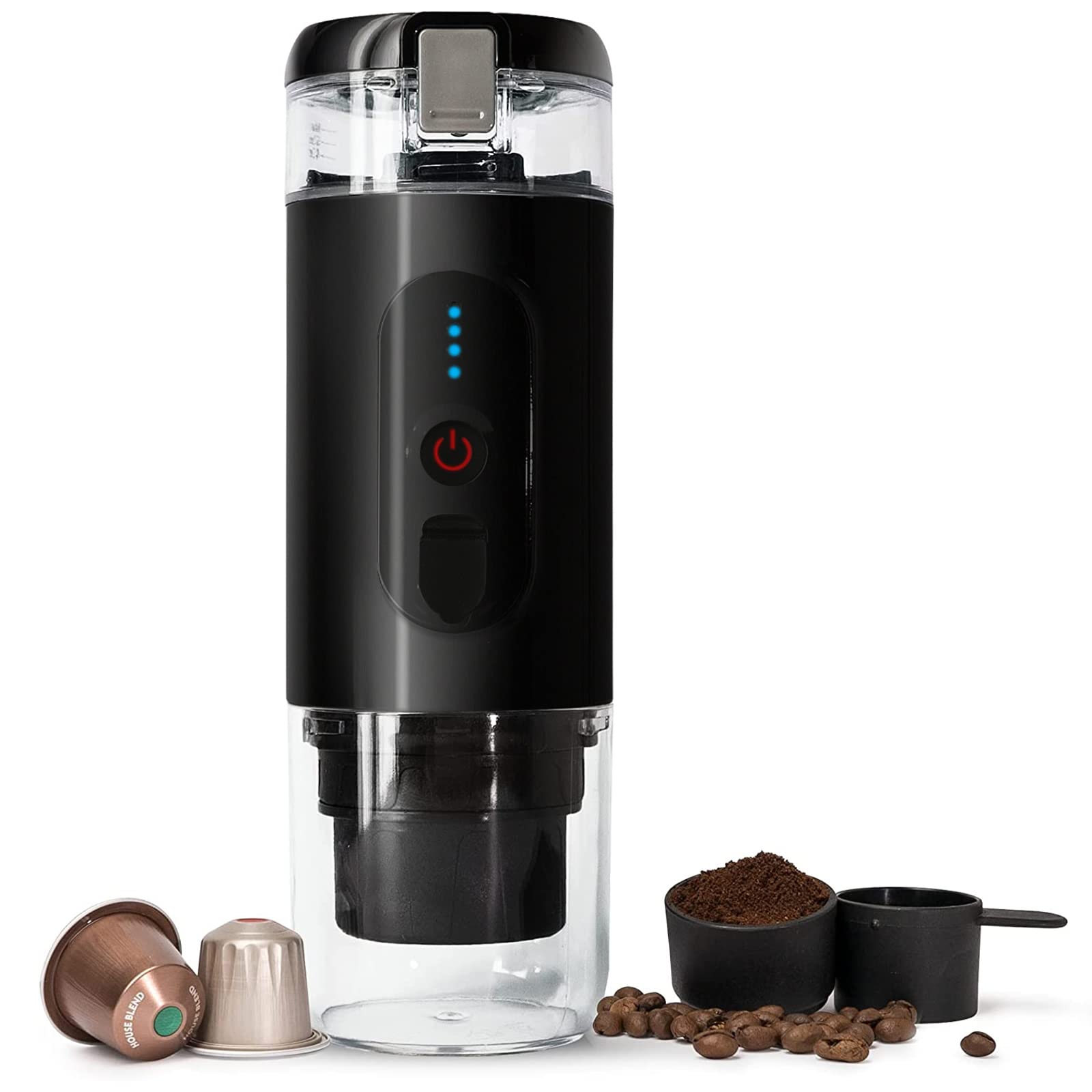 Compre Multifuncional Portátil Mini Cafetera 12v Coche Espresso