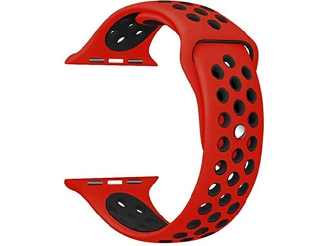 Correa Apple Watch 38, 40 mm WJS Silicona Rojo