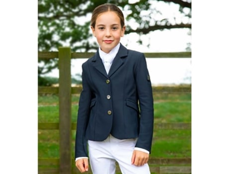 Chaqueta para Equitación PREMIER EQUINE (Niña - Azul - 3/4 Años)