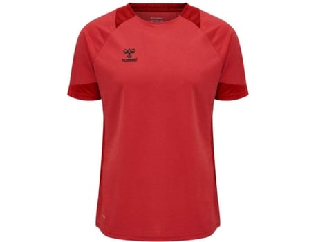 Camiseta de Hombre para Fútbol HUMMEL Lead Poly Rojo (140 cm)