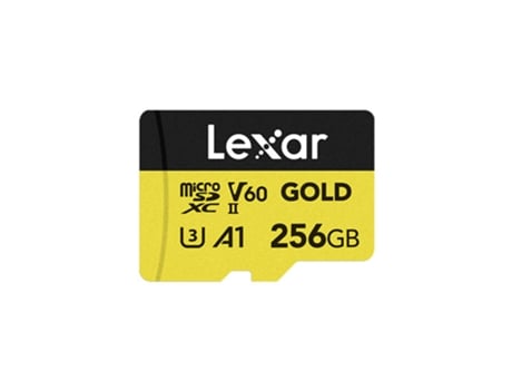 Professional GOLD 256 GB MicroSDXC UHS-II LEXAR