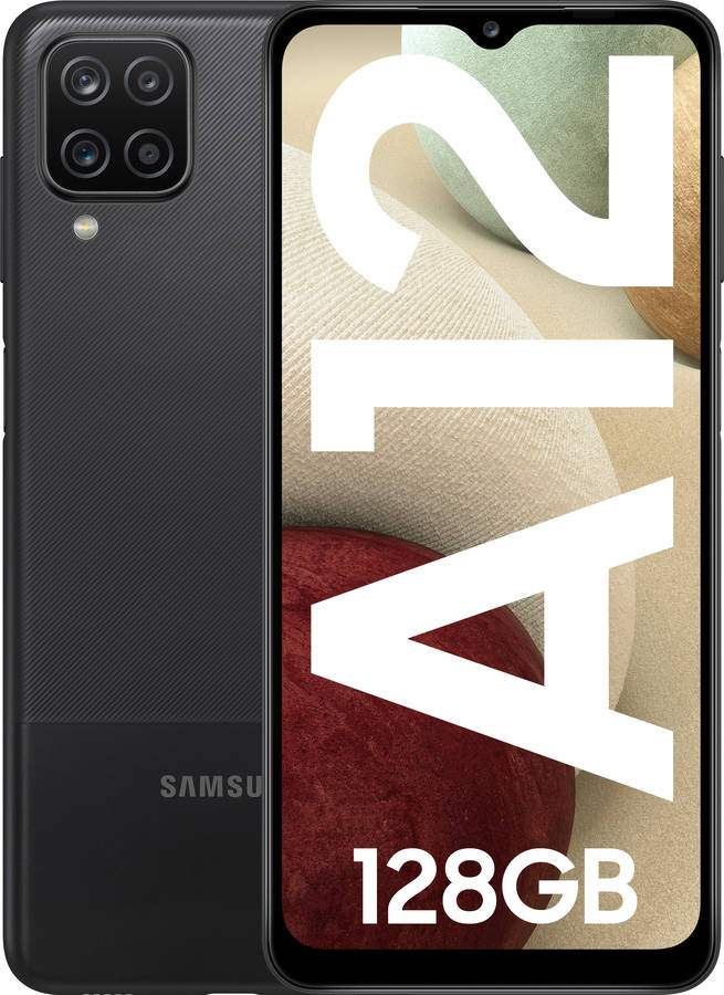 Smartphone SAMSUNG Galaxy A12 (6.5'' - 4 GB - 128 GB - Negro)