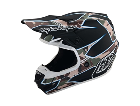 Casco para niños TROY LEE DESIGNS SE4 Polyacrylite W/MIPS Matrix L (58/59 cm)