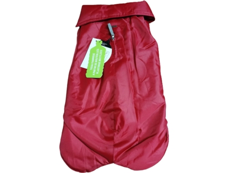 Abrigo para Perros WOUAPY Impermeable (Rojo - Poliéster Reciclado - 46 cm)