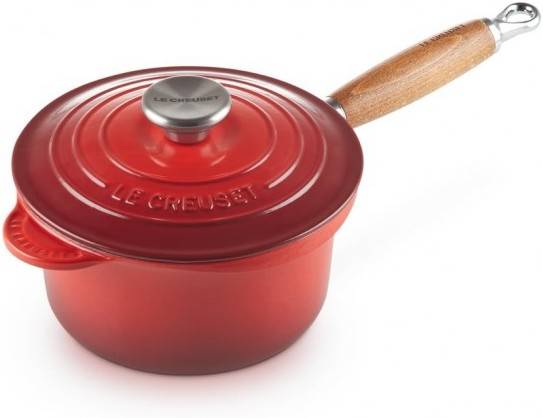 Sartén Gourmet con Mango de Madera LE CREUSET (Rojo)