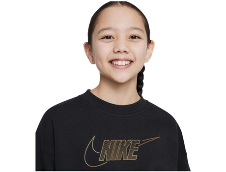 Sudadera de Niña NIKE Sportswear Club Crew Multicolor (XS)