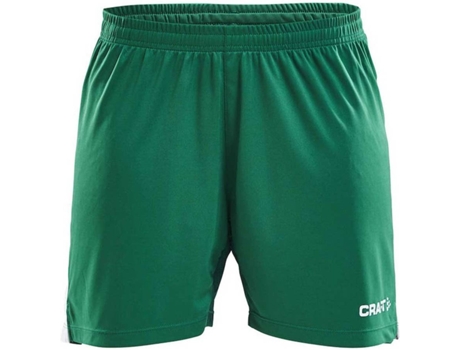 Pantalones para Mujer CRAFT Progress Contrast Verde para Fútbol (XS)