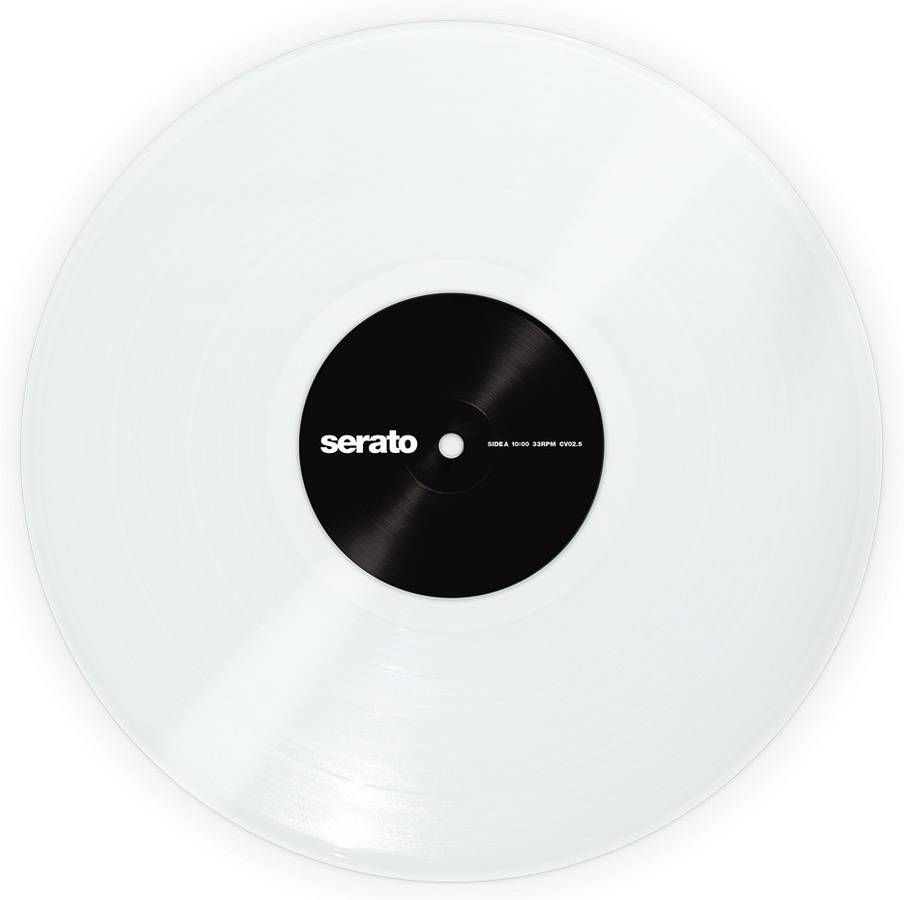 Vinilo de Control SERATO Standard Colors 12'' Transparente Par