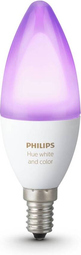 Bombilla PHILIPS HUE B39 E14  Blanco y Color