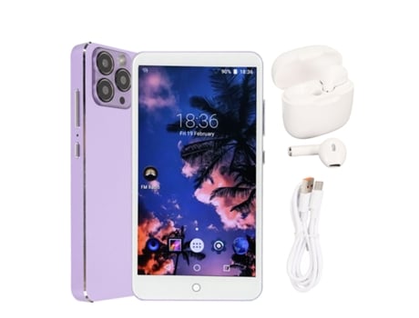 Reproductor MP4 Bluetooth SMANDY MP02 5.0Inch 8G ROM 128G RAM (Morado)