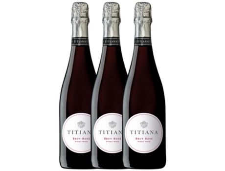 Espumante PARXET Parxet Titiana Rosé Pinot Negro Brut Cava Joven (0.75 L - 3 unidades)