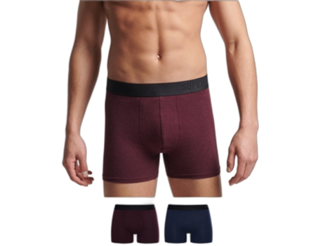 Juego de Boxers para Hombre SUPERDRY (XXL - Algodón - Multicolor)