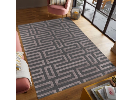 Alfombra Moderna Conrad Rosa 190X290 GUY LAROCHE