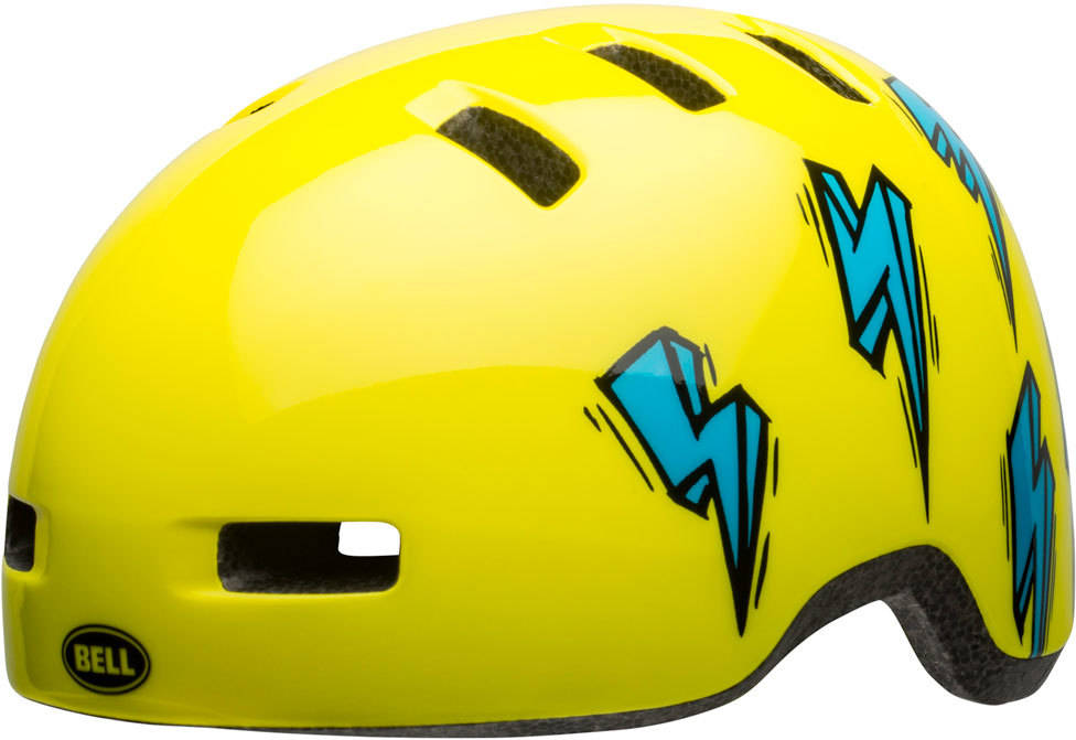 Bell Lil Ripper casco de bicicleta para niños amarillo y azul talla cpreme bs bolt hiviz bell1.2x4x0.037m