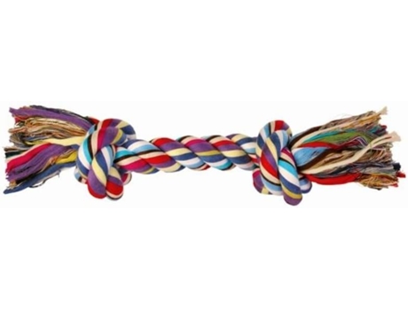 Cuerda para Perros TRIXIE Multicolor con 2 Nudillos 15cm