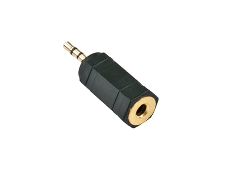 35622 cambiador de género para cable 2.5mm 3,5mm Negro LINDY