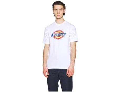 Camiseta de Hombre DICKIES Corta Icon Logo Blanco (XS)