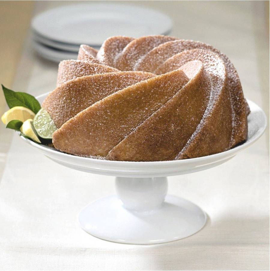 Nordicware Platinum Collection heritage molde para bizcocho aluminio dorado talla tartas ware bundt