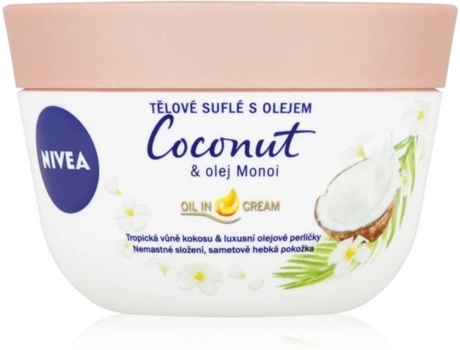 Crema Corporal NIVEA Coconut & Monoi Oil Body Souffle (200ml)