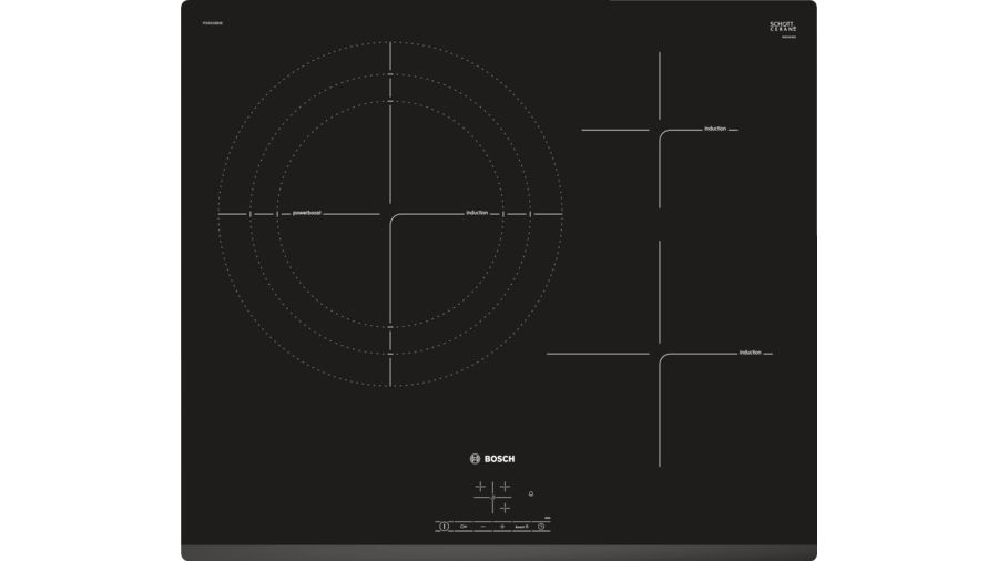 Placa de Inducción BOSCH PID631BB3E (Eléctrica - 59.2 cm - Negro)