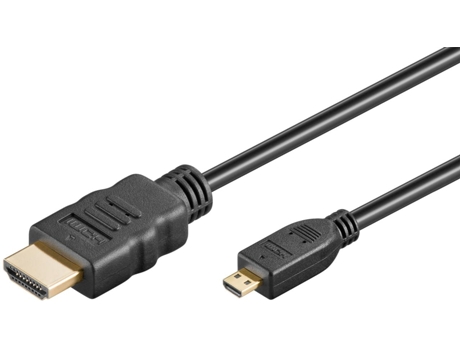 Cable Hdmi 2.0 – Micro Hdmi 4K Uhd 1 Metro Negro – GOOBAY