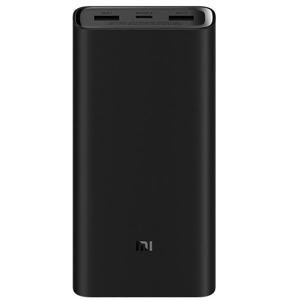 Powerbank XIAOMI Mi (20000 mAh - 2 USB - USB Type-C - Negro)