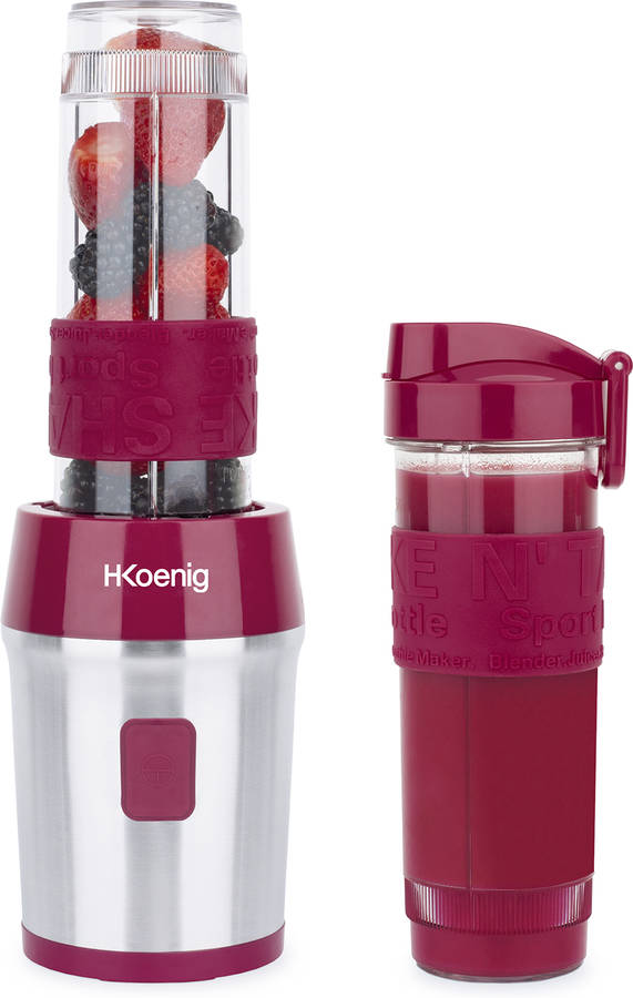 Batidora Vaso H. KOENIG SMOO10 (300 W - 0.75 L - Rosa)