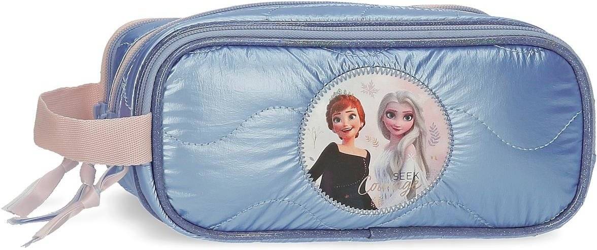 Estojo DISNEY Poliéster Frozen Seek Courage (Azul)