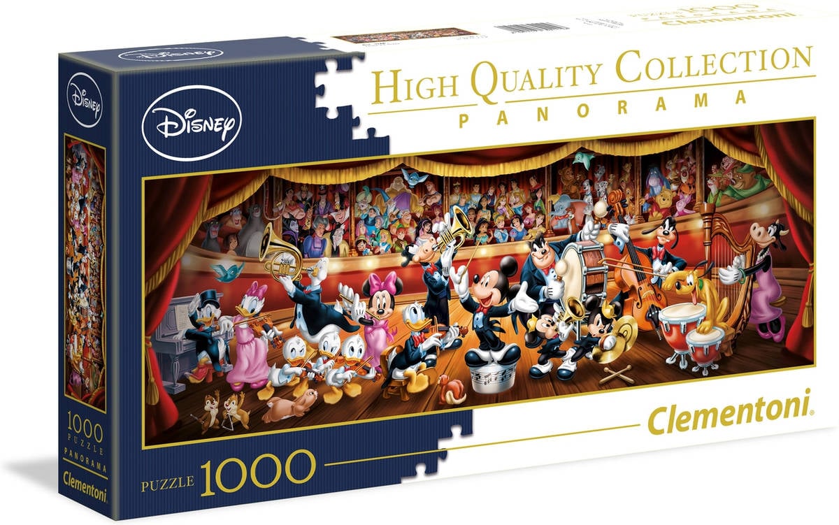 Clementoni39445 Puzzle 1000 piezas panorama disney multicolor 39445.6