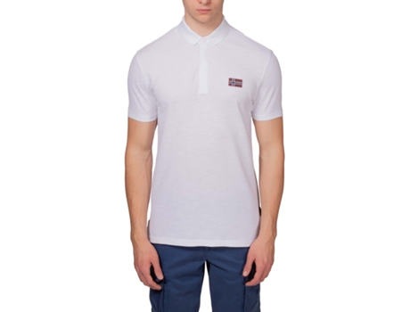 Polo de Hombre NAPAPIJRI Algodón Blanco (L)