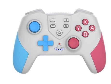 Chronus Gamepad Inalámbrico Bluetooth para Juegos N-Switch Controlador Inalámbrico con Motores Duales Función Turbo Incorporada 6 Giroscopio BISBIS...